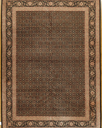 Persian design hand knotted from natural wool in India 8.6 x 11.6