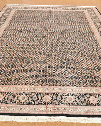 Persian design hand knotted from natural wool in India 8.6 x 11.6