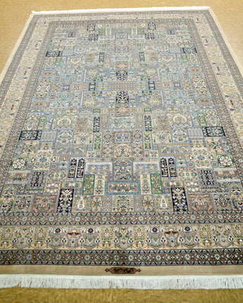 Very Fine Pak Persian Design, Hand Knotted from very Fine Natural Wool, Sign by the Artist