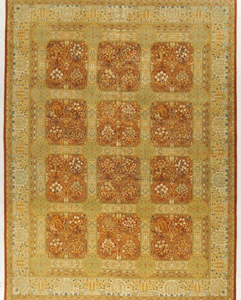 512  Persian design hand knotted from very fine natural wool 10.3 x 13.8